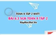 Bài 6.3 SGK Toán 8 Tập 2 Kết nối tri thức